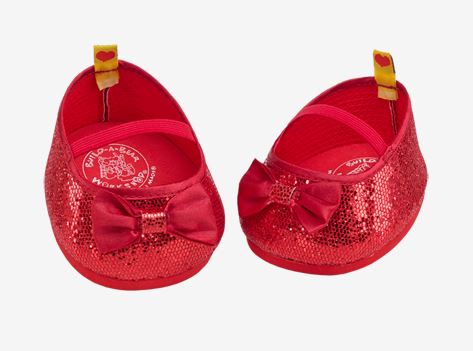 Red Sparkle Bow Flat — Build-a-Bear Workshop South Africa