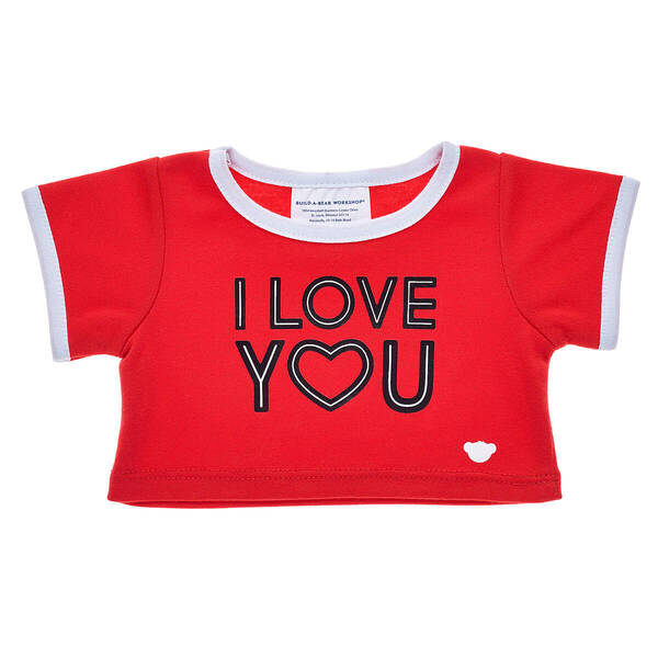 Red Love You Tee — Build-a-Bear Workshop South Africa