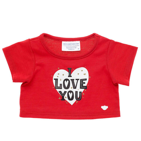 Red I Love You Tee — Build-a-Bear Workshop South Africa