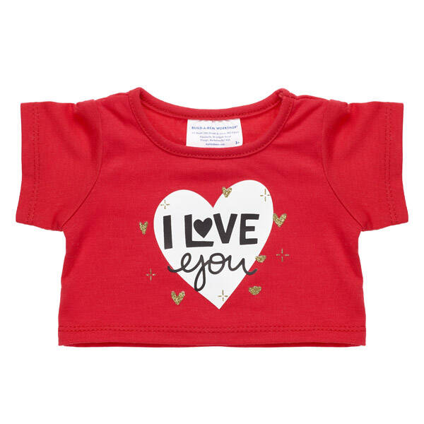 Red Love You Tee — Build-a-Bear Workshop South Africa